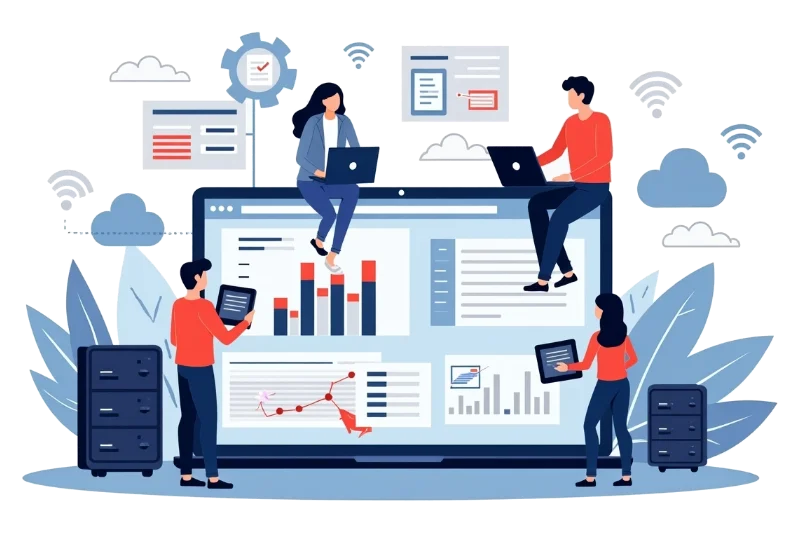 Industrial Automation Illustration